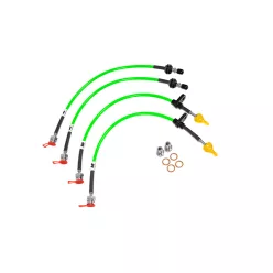   Renault Megane Mk3 - 1.4 TCE Brake Lines-Colour Black Colour Purple Colour Orange Colour Clear Colour Green