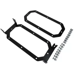   Universal bulkhead radiator mount TurboWorks 9-row 260x70x50 AN10 Black RS-Ultimate