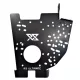 Handbrake Mounting Plate drilled BMW E46 Fluo
