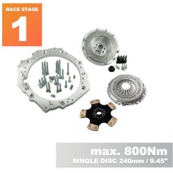   PMC Toyota JZ 1JZ 2JZ > BMW E60 530D 6-os Váltó Teljes Szett - 240mm - Race Stage1 / 800Nm