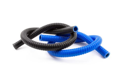Mega Flex Wire Reinforced Silicone Straight 16mm-Colour Blue Hoses Colour Black Hoses