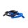 Mega Flex Wire Reinforced Silicone Straight 38mm-Colour Blue Hoses Colour Black Hoses