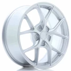 JR Wheels SL01 17x7 ET20-40 5H BLANK Matt Silver