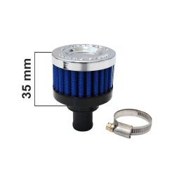 Simota Crankcase Breather Filter 12mm Blue