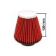 Simota Air Filter H:130mm DIA:60-77mm JAU-X02108-05 Red