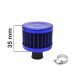 Crankcase Breather Filter 12mm Blue