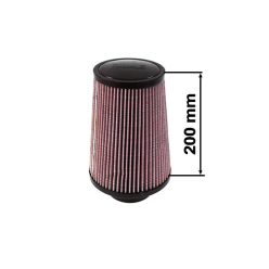 Turboworks Air Filter H:200 DIA:60-77mm Purple