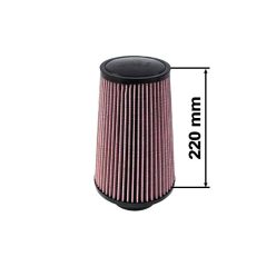 TurboWorks Air Filter H:220 DIA:80-89mm Purple