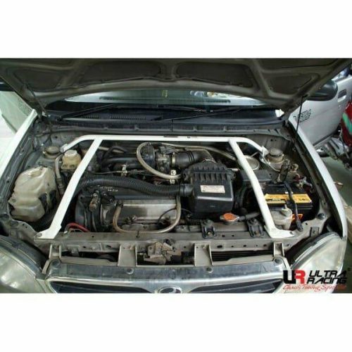 Daihatsu Cuore 99-04 UltraRacing 4-point front upper Bar 018