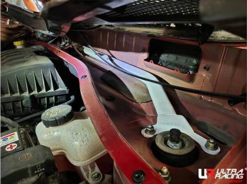 MG ZS SUV 1.5 2WD Thailand Assembly 17+ UltraRacing 2-point front upper Strutbar