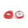 Camber Plates Adjuster Renault Clio III Nissan Micra III Red