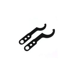 Threaded suspension adjustment keys