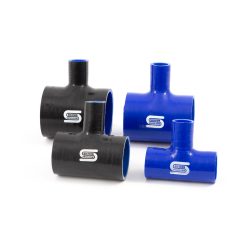 45mm Silicone T-Piece-Colour Blue Hoses