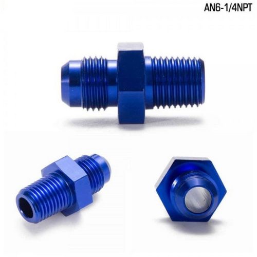 AN6 - 1/4" NPT apa-apa közcsavar (alumínium)