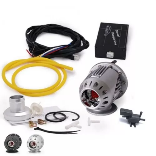 Univerzális diesel lefújószelep HKS SQV4 style (Blow off valve) szett – Ezüst