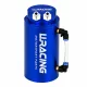 LLRacing Univerzális Alumínium Olajlecsapató Tartály Szett Szintjelzővel, 10 mm Csatlakozóval, 0,6 Liter – Kék