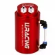 LLRacing Univerzális Alumínium Olajlecsapató Tartály Szett Szintjelzővel, 10 mm Csatlakozóval, 0,6 Liter – Piros