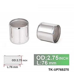   Alumínium cső idom egyenes - átmérő 70mm / 2,75" - hossz 76mm