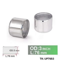   Alumínium cső idom egyenes - átmérő 76mm / 3" - hossz 76mm