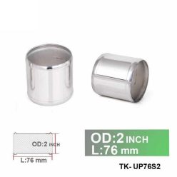   Alumínium cső idom egyenes - átmérő 89mm / 3,5" - hossz 76mm