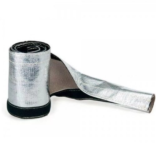 Alumíniumozott, szigetelt kábel/cső hővédő hüvely tépőzáras – 25,4 mm (1") × 182 cm (6 ft)