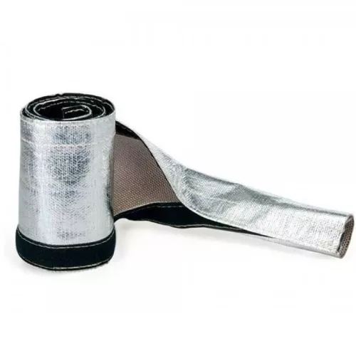 Alumíniumozott, szigetelt kábel/cső hővédő hüvely tépőzáras – 19,05 mm (0,75") × 182 cm (6 ft)