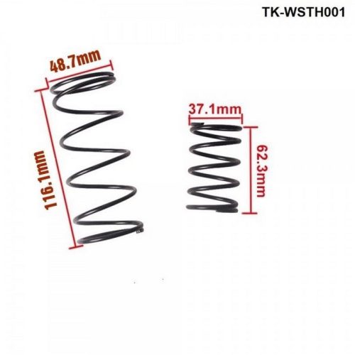 TS 50mm 60mm wastegate dupla rugó, 13-15 PSi / 1,0 Bar