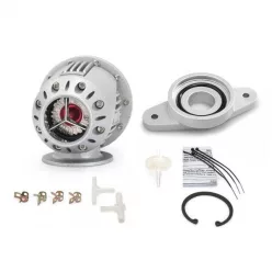   Szekvenciális lefújószelep HKS SQV4 style (Blow off valve), Subaru adapterrel, ezüst