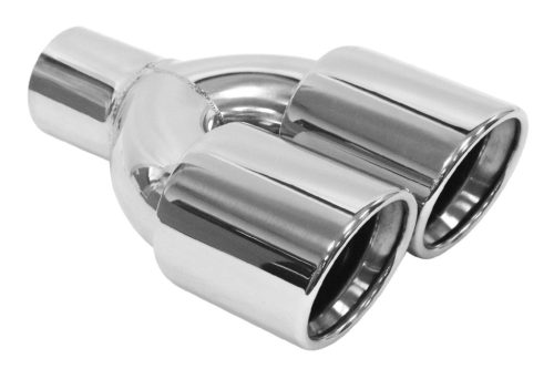 Exhaust Tip 89mmx2 enter 63mm Polished