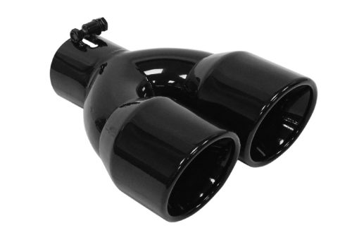 Exhaust Tip 89mmx2 enter 67mm Black