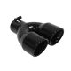 Exhaust Tip 89mmx2 enter 67mm Black