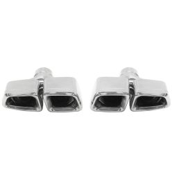   Exhaust Tip 250x90mm enter 67mm Mercedes E63 W212 Polished Set