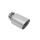Exhaust Tip 89mm enter 51mm Brushed Chrome