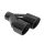 Exhaust Tip 89mmx2 enter 63mm Black Chrome Left