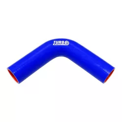 Szilikoncső 90 fokos Könyök XL TurboWorks PRO 10mm, Kék
