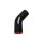 Elbow 45deg TurboWorks Pro Black 60mm
