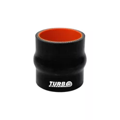   Szilikoncső rezgéscsillapító összekötő TurboWorks PRO "púpos" 63mm, fekete