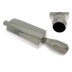 Rear Muffler TurboWorks 100mm inlet 63,5mm