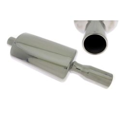 Rear Muffler TurboWorks 76mm inlet 63,5mm