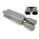 Rear Muffler TurboWorks 2x75x86mm inlet 63,5mm