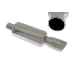 Rear Muffler TurboWorks 76mm inlet 57mm
