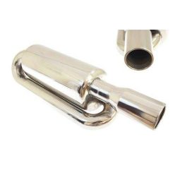 Rear Muffler TurboWorks 76mm inlet 63,5mm