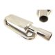 Rear Muffler TurboWorks 76mm inlet 63,5mm