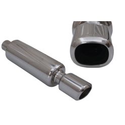 Rear Muffler TurboWorks 80x92mm inlet 57mm