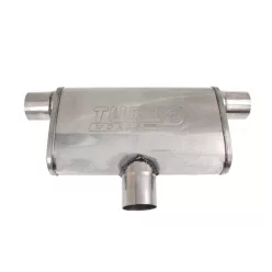Rear Center Muffler 70mm TurboWorks LT 409SS 355mm