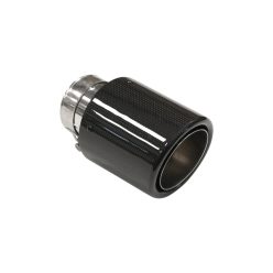 Exhaust Tip 101mm enter 63mm Carbon Gloss