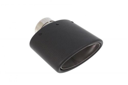 Exhaust Tip 82x152mm wejście 60mm Carbon Matte