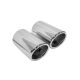 Exhaust Tip 70mmx2 enter 67mm Chrome