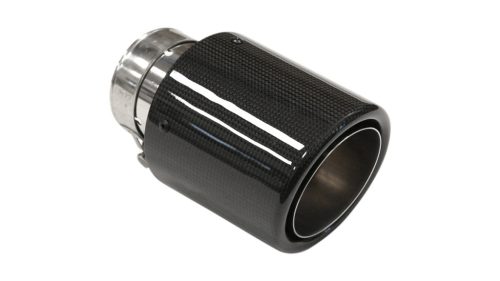Exhaust Tip 101mm enter 76mm Carbon Gloss