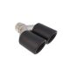 Exhaust Tip 89mmx2 enter 63mm Carbon Matte